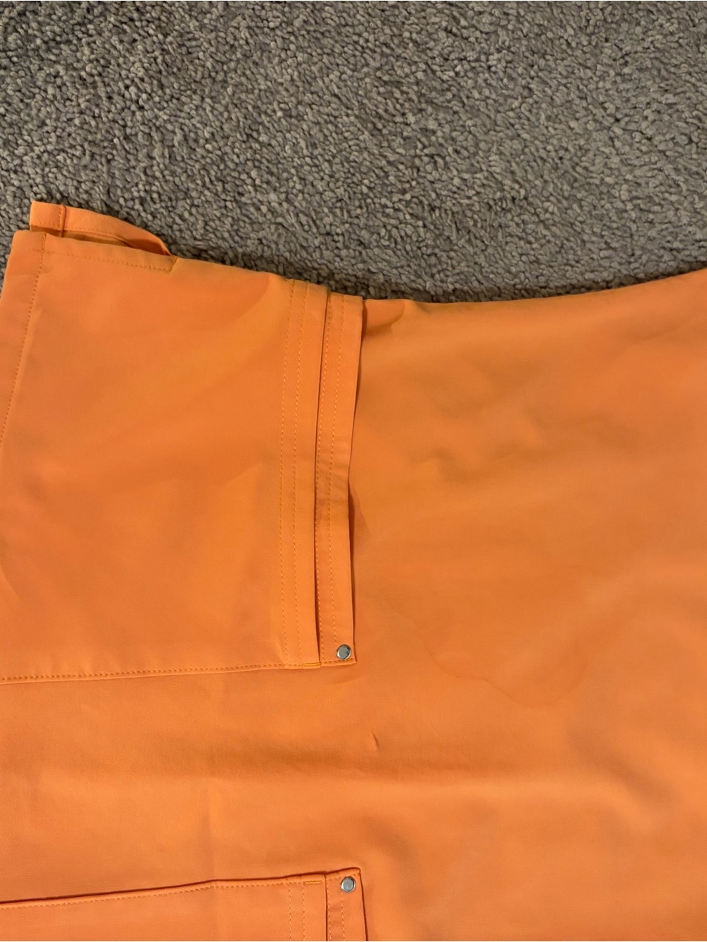 Easy Stretch Orange Scrub Set - Picture 3 of 6